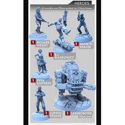 Wolfenstein: Le Jeu de Plateau - The Old Blood Figurines