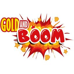 Gold and Boom Logo