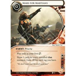 Android: Netrunner - Mars Libérée Carte