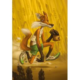 Le Lièvre et la Tortue Artwork