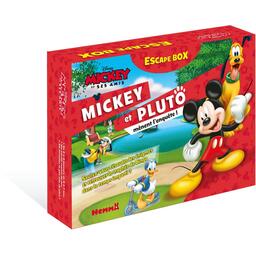 Escape Box: Mickey et ses Amis - Mickey et Pluto Mènent l'Enquête ! Cover 3d