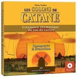 Les Colons de Catane: Jeu de Cartes - Commerce & Evolution Cover 3d