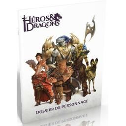 Héros & Dragons: Dossier de Personnage Cover 3d