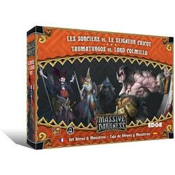 Massive Darkness: Set Héros & Monstres - Les Sorciers vs. Le Seigneur Chicot Cover 3d