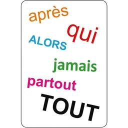 Tam Tam: Je Retiens... Les Mots Invariables - Cycle 2 Carte