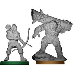 Unmatched: Robin Hood vs. Bigfoot Figurines