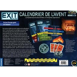 EXIT: Le Jeu - Calendrier de l'Avant - La Mystérieuse Grotte de Glace Back
