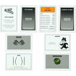Monopoly: Fast & Furious Cartes