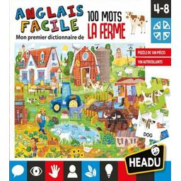Anglais Facile: 100 Mots La Ferme Cover