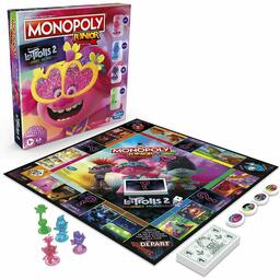 Monopoly: Junior - Les Trolls 2 - Tournée Mondiale Eclate