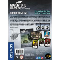 Adventure Games: Monochrome Inc. Back