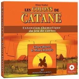 Les Colons de Catane: Jeu de Cartes - Chevaliers & Marchands Cover 3d