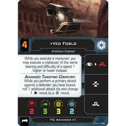 Star Wars: X-Wing - TIE Advanced X1 Carte