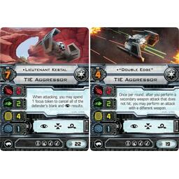 Star Wars: X-Wing - Le Jeu de Figurines - TIE Aggressor Cartes