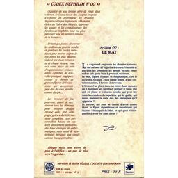 Nephilim: Arcane Majeur 00 - Le Mat Back