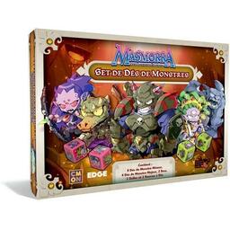 Masmorra: Les Donjons d'Arcadia - Set de Dés de Monstres Cover 3d