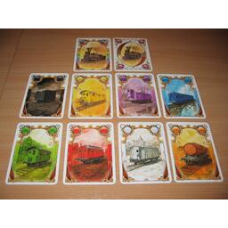 Les Aventuriers du Rail: Le Jeu de Cartes Cartes