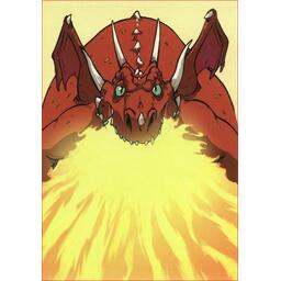 Red Hot Silly Dragon Artwork