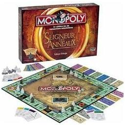 Monopoly: Le Seigneur des Anneaux - Édition Trilogie Eclate
