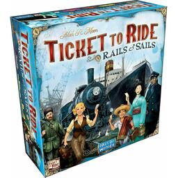 Ticket to Ride: Rails & Sails Cover 3d