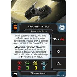 Star Wars: X-Wing - TIE Advanced X1 Carte