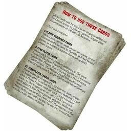 Blood Bowl: Le Jeu de Football Fantastique - Pack de Cartes d'Équipe - Équipe de Nains Cartes