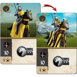 Glory: Un Jeu de Chevaliers Cartes