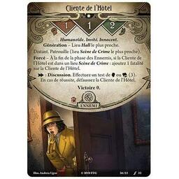 Horreur à Arkham: Le Jeu de Cartes - Meurtre à l’Hôtel Excelsior Carte