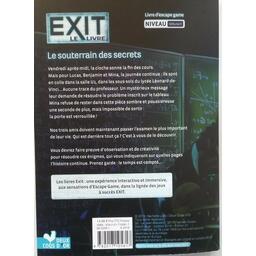 EXIT: Le Livre: Le Souterrain des Secrets Back