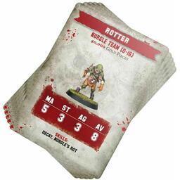 Blood Bowl: Le Jeu de Football Fantastique - Pack de Cartes d'Équipe - Équipe Nurgle Cartes