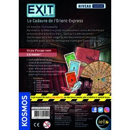 EXIT: Le Jeu - Le Cadavre de l'Orient Express Back