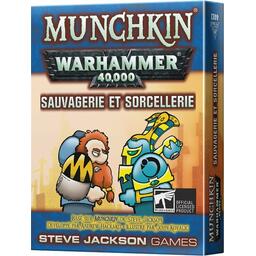 Munchkin: Warhammer 40,000 - Sauvagerie et Sorcellerie Cover 3d