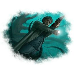 Horreur à Arkham: Le Jeu de Cartes - La Malédiction du Rougarou Artwork