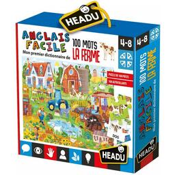 Anglais Facile: 100 Mots La Ferme Cover 3d