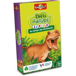 Défis Nature: Junior - Au Temps des Dinosaures Cover 3d