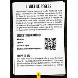 Escape Box: Enquête Carte