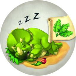 Jurassic Brunch Tuile