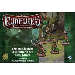 Runewars: Le Jeu de Figurines - Commandement d’Infanterie des Elfes Latari Cover