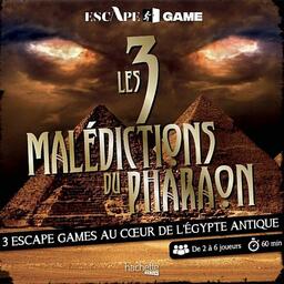 Escape Game: Les 3 Malédictions du Pharaon Cover