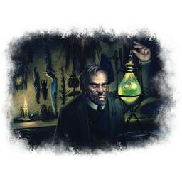 Horreur à Arkham: Le Jeu de Cartes - La Malédiction du Rougarou Artwork