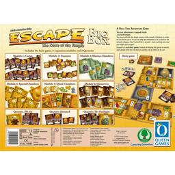 Escape: The Curse of the Temple - Big Box Back