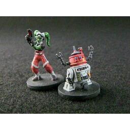 Star Wars: Assaut sur l'Empire - Hera Syndulla et C1-10P Figurines