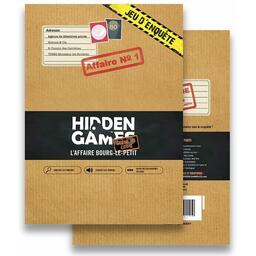 Hidden Game: Affaire n°1 - L'Affaire Bourg-Le-Petit Cover Back