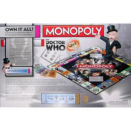 Monopoly: Doctor Who - 50th Anniversary Collectors Edition Back