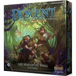 Descent: Voyages Dans les Ténèbres (Seconde Édition) - Les Marais du Troll Cover 3d