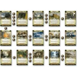 Horreur à Arkham: Le Jeu de Cartes - Mouillés Jusqu'au Cou Cartes