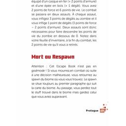 Escape Book: Prisonnier de l'Overworld Page