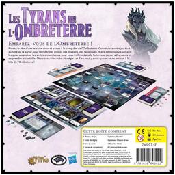 Les Tyrans de l'Ombreterre: Jeu de Plateau Back