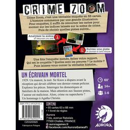 Crime Zoom: Un Écrivain Mortel Back