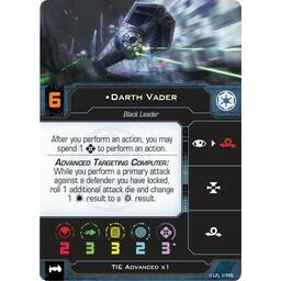 Star Wars: X-Wing - TIE Advanced X1 Carte